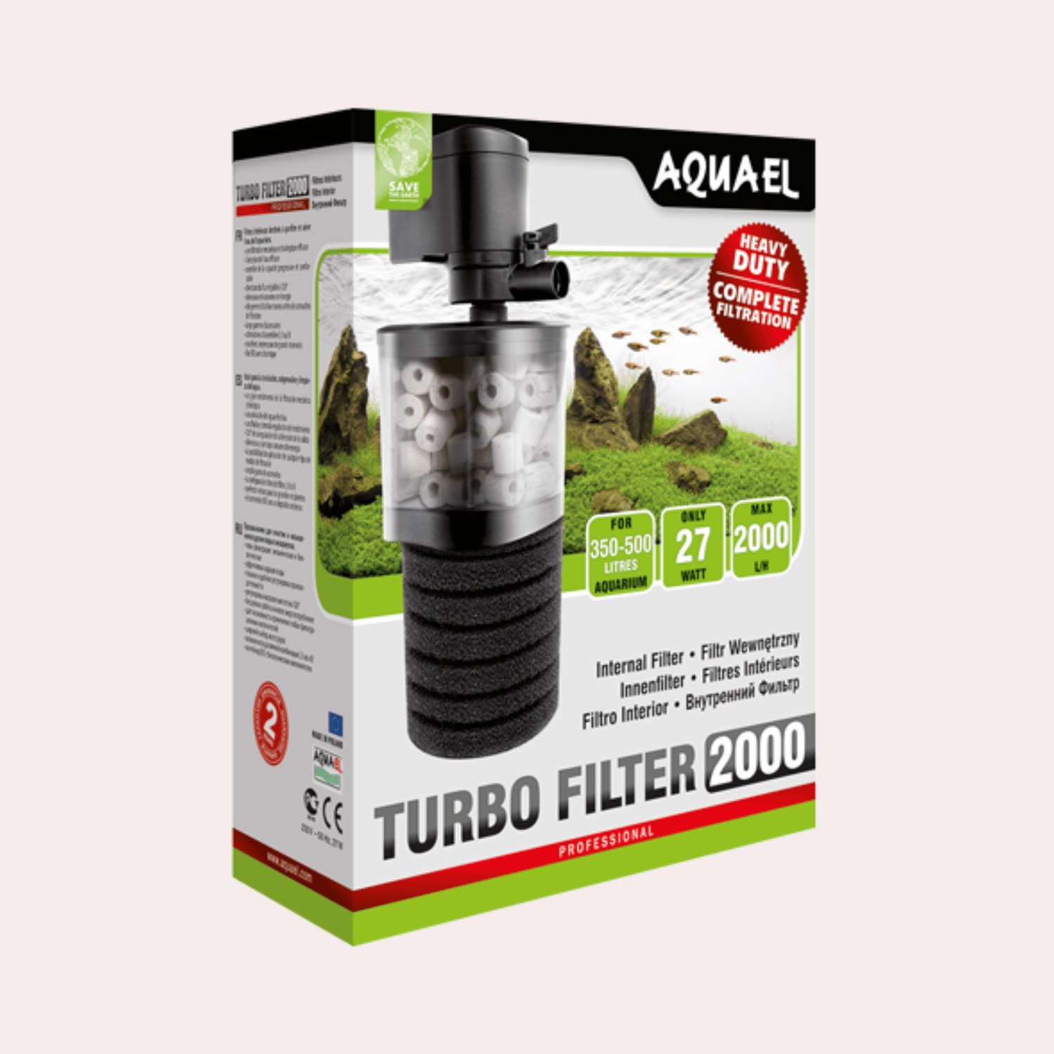 Aquael Turbo Innerfilter 2000L/H