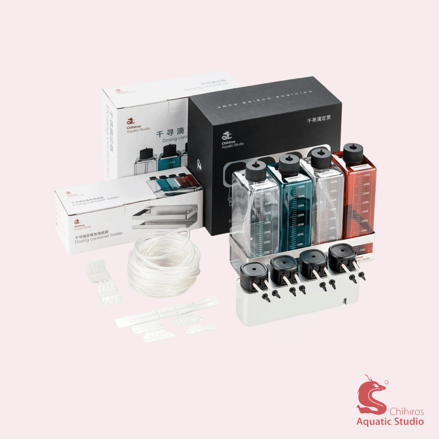 Chihiros 4-kanals doseringssystem Komplett