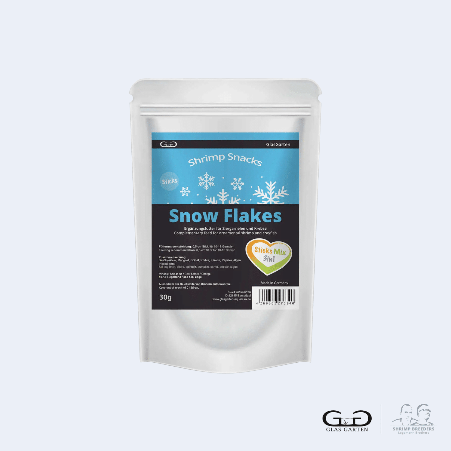 Glas Garten Snow Flakes Sticks Mix 3in1 (30g)