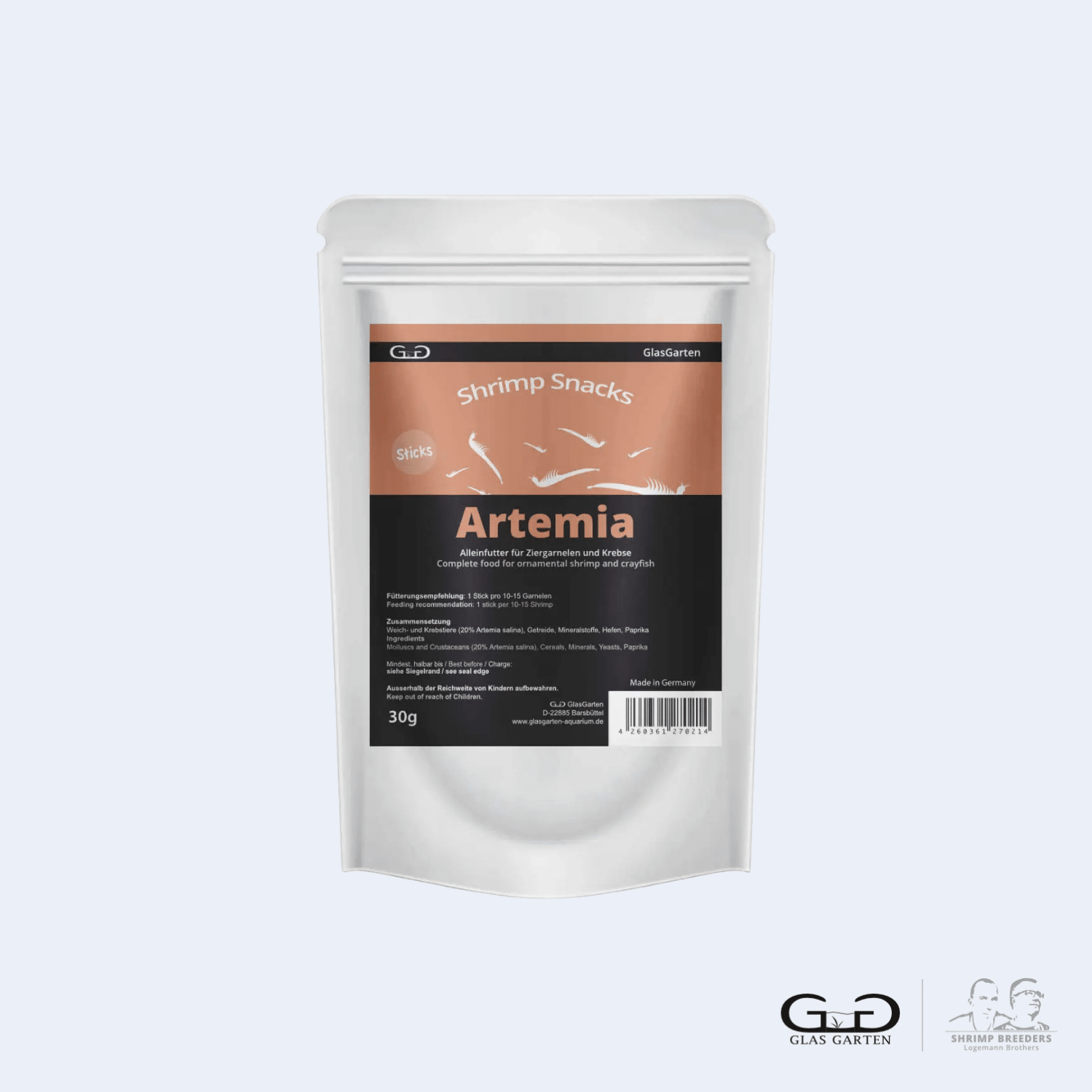GlasGarten Shrimp Snacks - Artemia (30g)